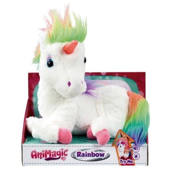 Interaktívny maskot Animagic Rainbow My Glowing Unicorn