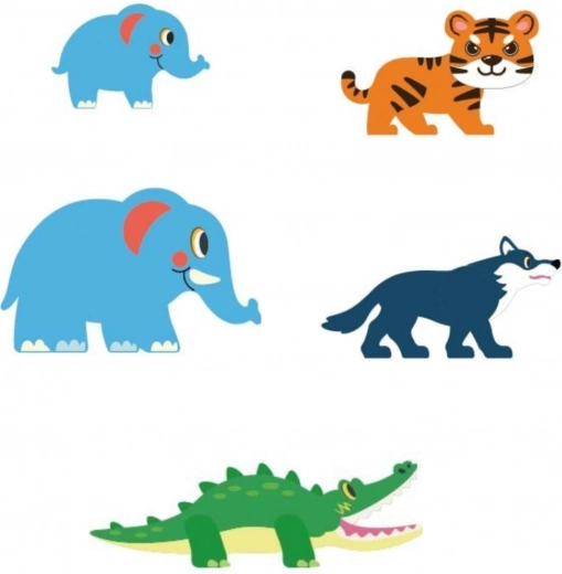 Živý svet džungle so zvieratkami