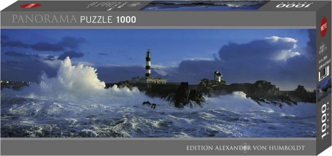 Heye panoramatické puzzle Maják Le Créac'h, Bretónsko, Francúzsko 1000 dielikov