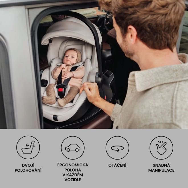 Autosedačka Baby-Safe Pro Lux Soft Taupe