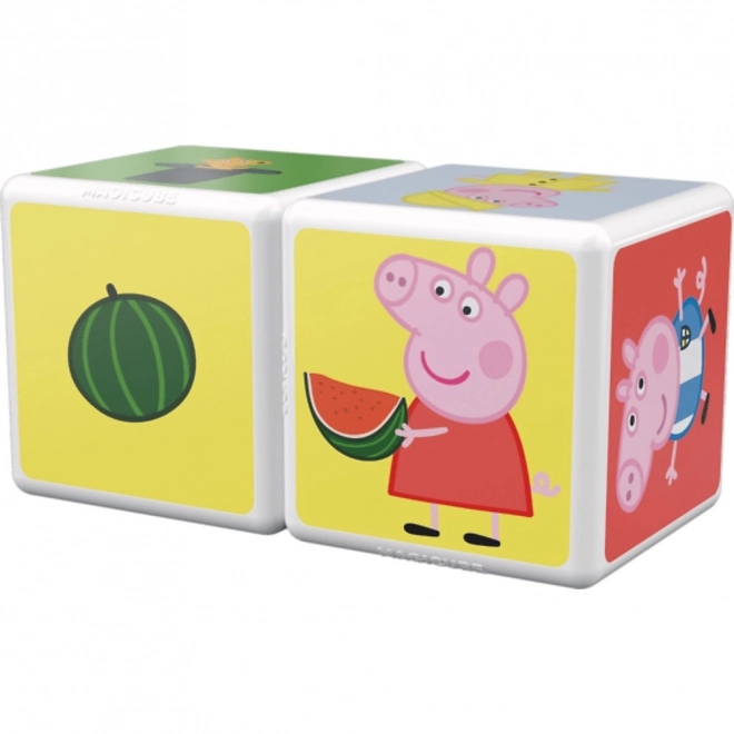 Magnetické kocky Magicube Peppa Pig - Objavuj a spájaj