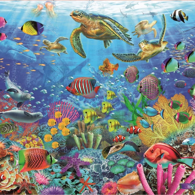 Educa puzzle korytnačky v tropickej fantázii 1000 dielikov