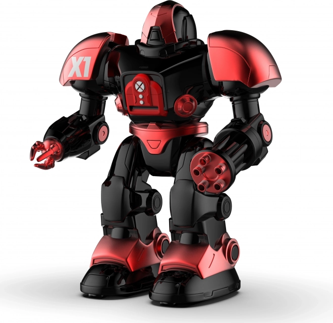 Robot na diaľkové ovládanie so strieľajúcimi diskami