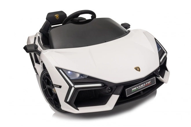 Detské elektrické vozidlo Lamborghini Revuelto biele