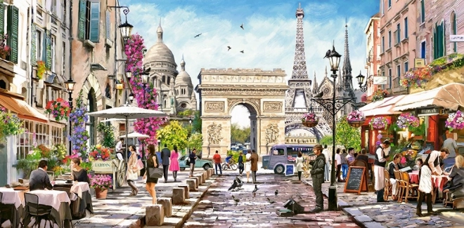 Puzzle Ulice v Paríži 4000 dielikov