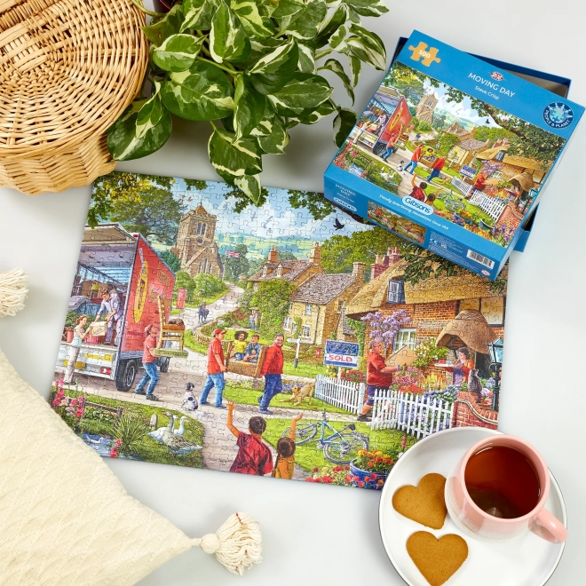 Puzzle Sťahovanie 500 dielikov