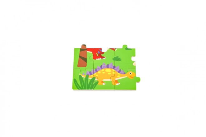Drevené puzzle - Dinosauri