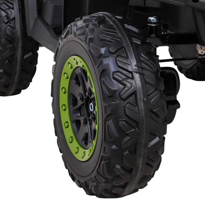 Štvorkolka XT-Speed pre deti Zelená + 4x4 + EVA + Pomalý štart + Rádio MP3 + LED dióda