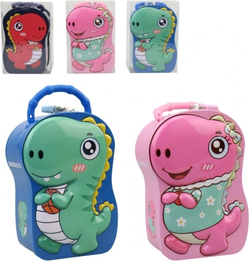 Pokladnička dinosaurus pre malých dobrodruhov