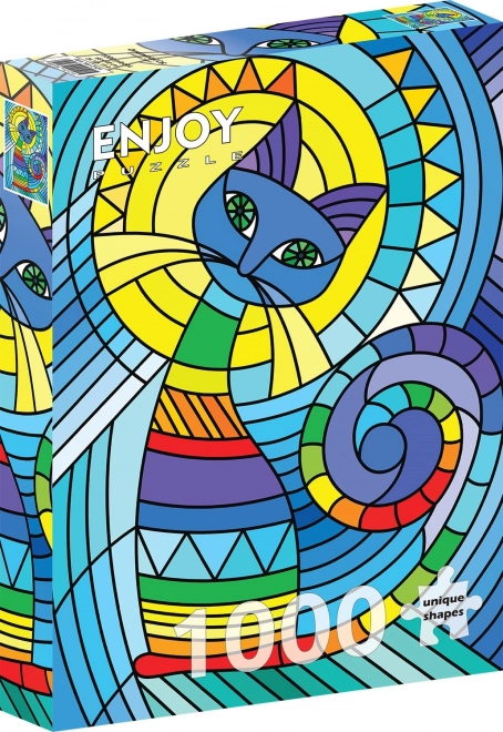 Živá ornamentálna mačka Puzzle 1000 dielikov
