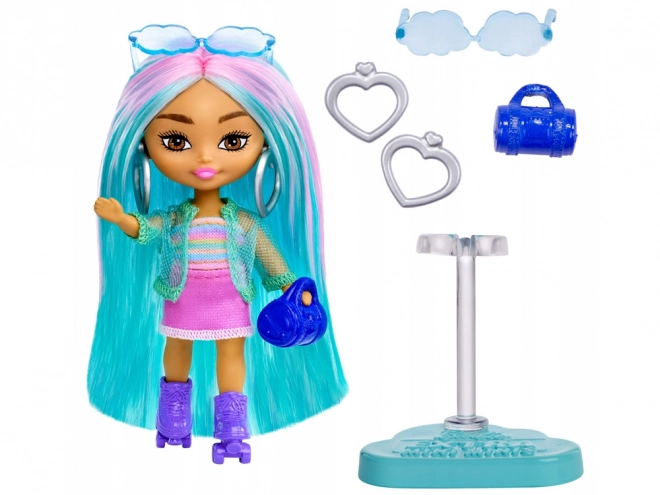 Barbie Extra Mini Minis Štýlová bábika