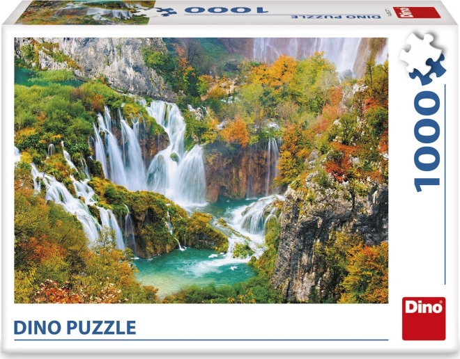 Puzzle Plitvické jazerá Chorvátsko 1000 dielikov