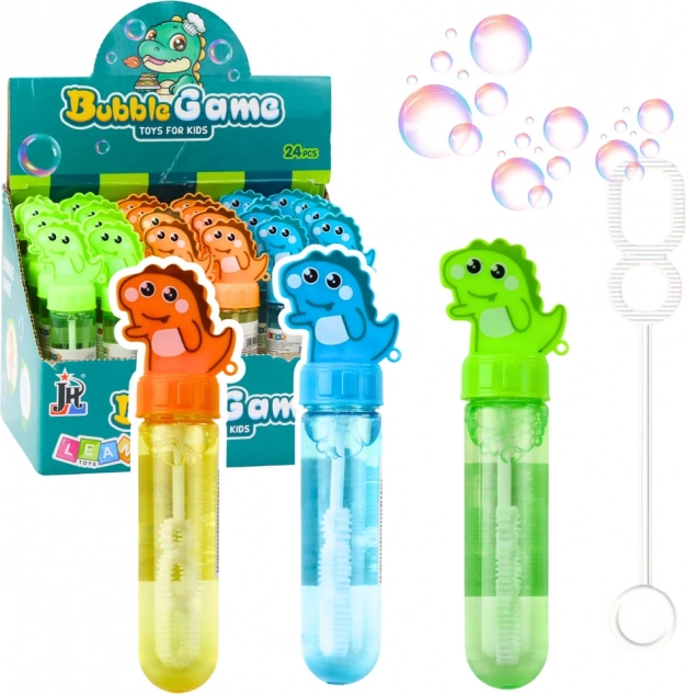 Bublifuk Dinosaur s Tromi Otvormi Mix Farieb 30ml
