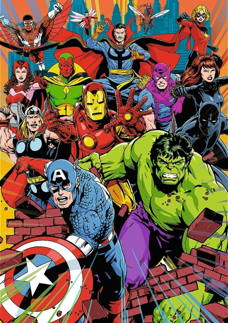 Puzzle 1000 dielikov Marvel Heroes Premium Plus