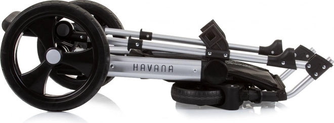 CHIPOLINO Kombinovaný kočík HAVANA 2v1 Obsidian – Silver