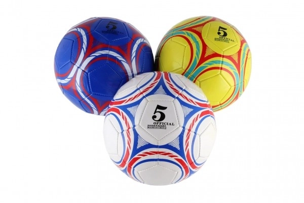 Kožená futbalová lopta 22cm - 3 farby