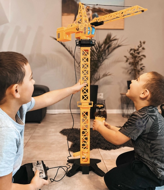 Zábavný žeriav na diaľkové ovládanie 103 cm pre deti
