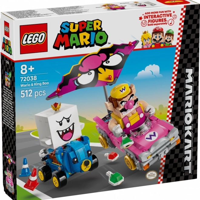 Stavebnica LEGO Super Mario Mario Kart - Wario a King Boo