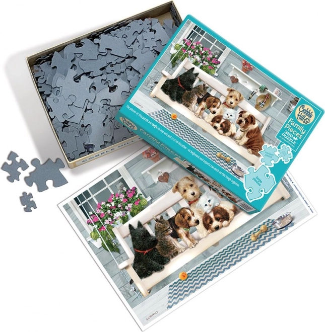 Rodinné puzzle Kamarádi na verande