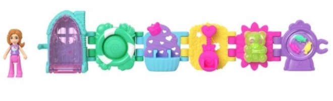 Sada Figúrok Polly Pocket Náramok Sladkosti