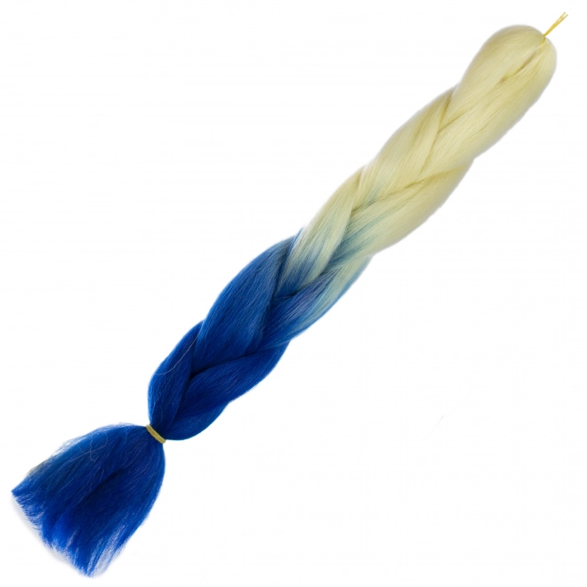 Syntetické ombré vlasy – Blond-modré