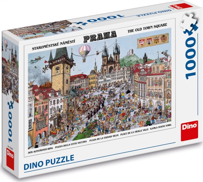 Puzzle Staroměstské námestie 1000 Dielikov