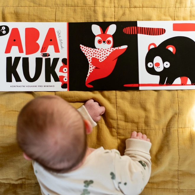 Ababu Kontrastné leporelo pre bábätká s ilustráciami Patrika Antczaka
