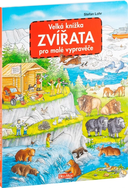 veľká kniha zvieratá pre malých rozprávačov