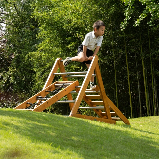 Drevené ihrisko XL Sada Montessori lezecký rebrík