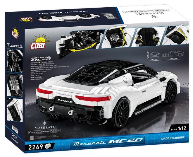 Model auta Maserati MC20 v mierke 1:12