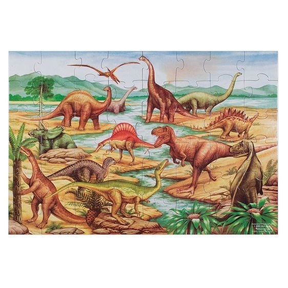 Podlahové puzzle Dinosaury 48 ks