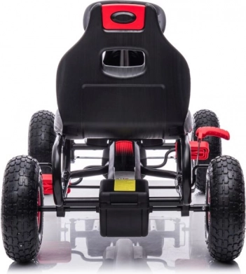 Detská šliapacia motokára Červená