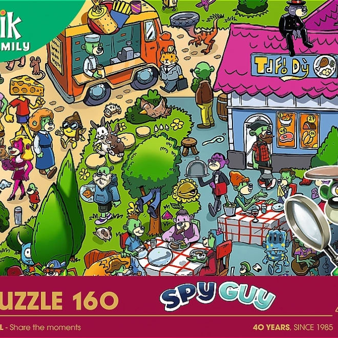 Puzzle Treflíci: Spy Guy 160 dielikov