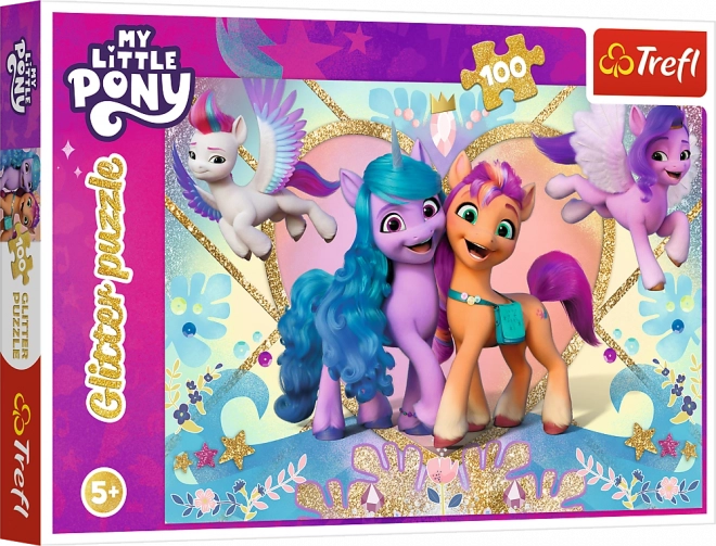 TrefL trblietavé puzzle My Little Pony 100 dielikov