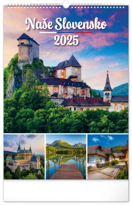 Nástenný kalendár Naše Slovensko 2025