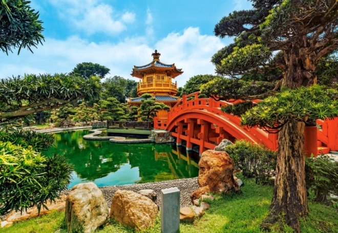 Puzzle 1000 dielikov Záhrada Nan Lian Hongkong