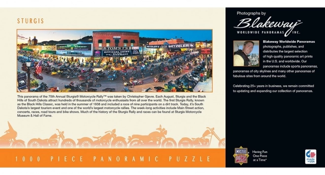 Panoramatické puzzle Sturgis, South Dakota 1000 dielikov