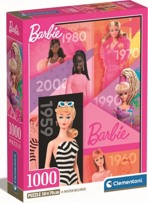 Clementoni puzzle Barbie 1000 dielikov