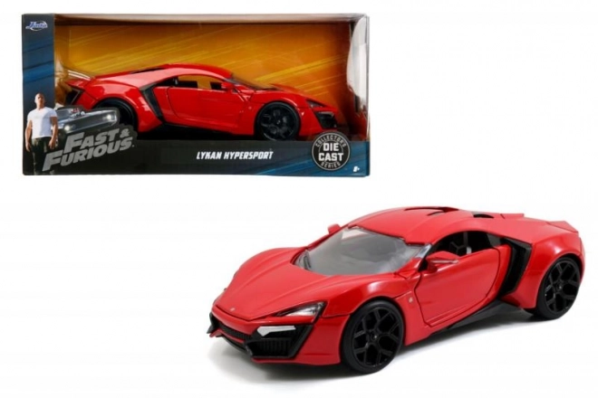 Rýchlo a zbesilo auto Lykan Hypersport 1:24