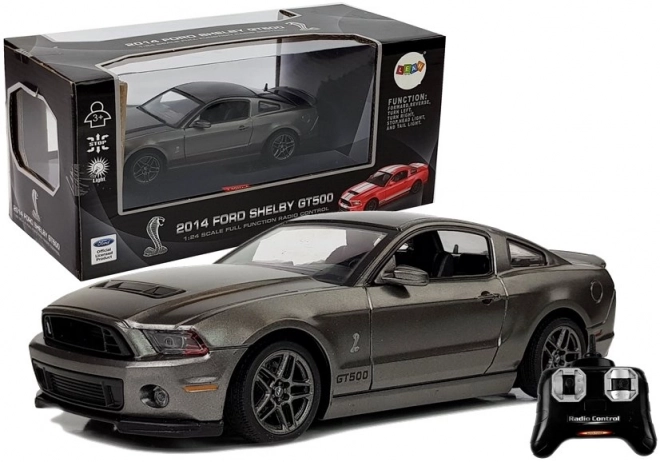 Rádiom Riadené Auto Ford Shelby GT500 Strieborné