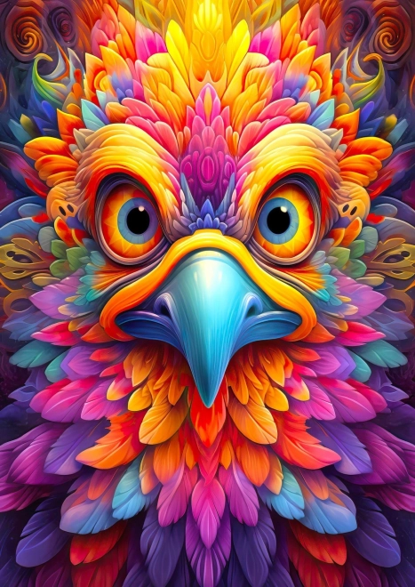 Puzzle Neúprosný Pohľad 1000 dielikov