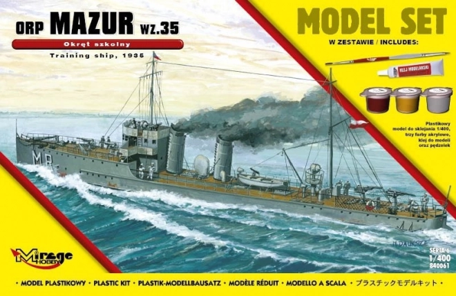 Orp Mazur Plastikový Model Lode