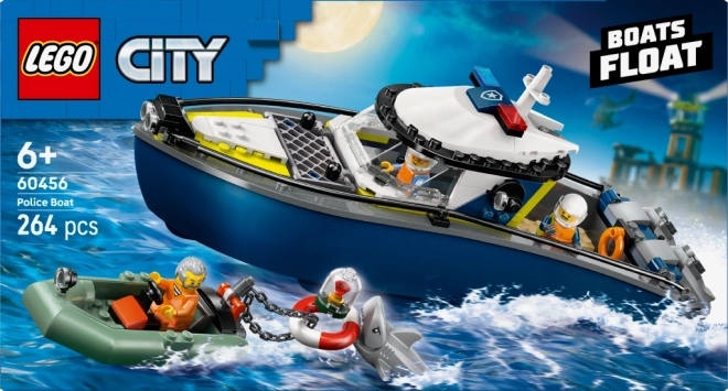 LEGO City Naháňačka v policajnej lodi