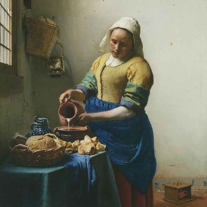 Poznámkový kalendár Johannes Vermeer 2026