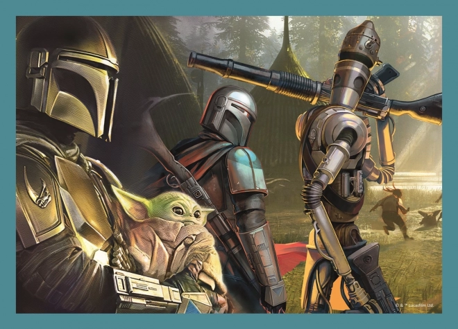 Puzzle Star Wars: Mandalorian 4v1