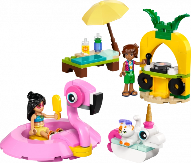 Lego Friends Zábava pri bazéne s jednorožcom a plameniakom