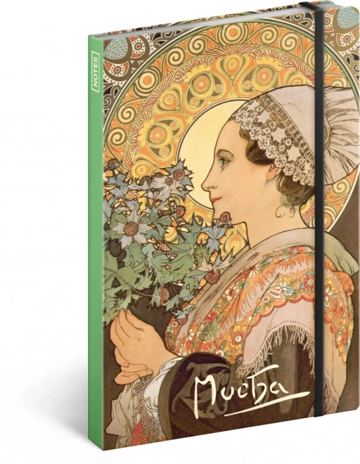 Linkovaný notes Alfons Mucha – Bodlák