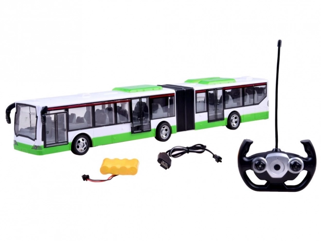 Zábavný diaľkovo ovládaný autobus pre deti – Zelená