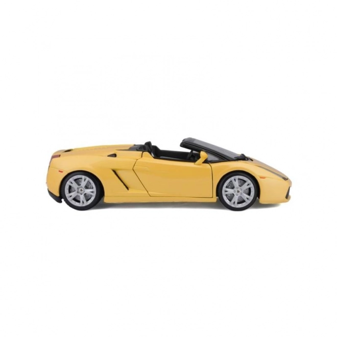 Bburago model Lamborghini Gallardo Spyder žltý