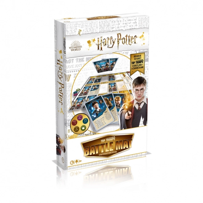 Spoločenská hra Harry Potter Top Trumps battle mat